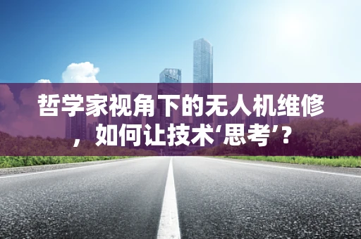 哲学家视角下的无人机维修，如何让技术‘思考’？