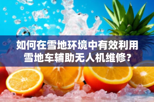 如何在雪地环境中有效利用雪地车辅助无人机维修？