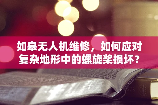 如皋无人机维修，如何应对复杂地形中的螺旋桨损坏？