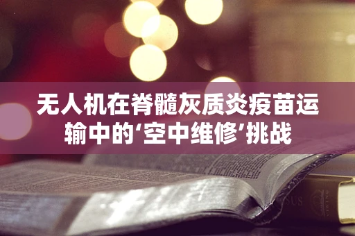 无人机在脊髓灰质炎疫苗运输中的‘空中维修’挑战