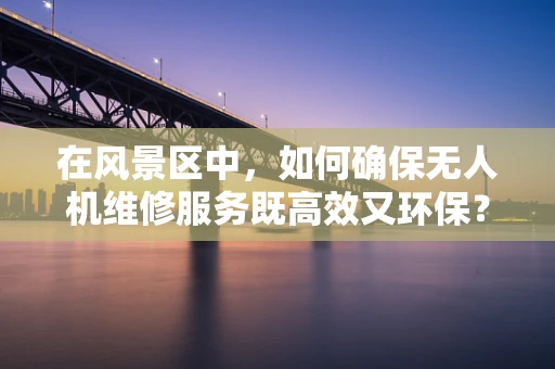 在风景区中，如何确保无人机维修服务既高效又环保？