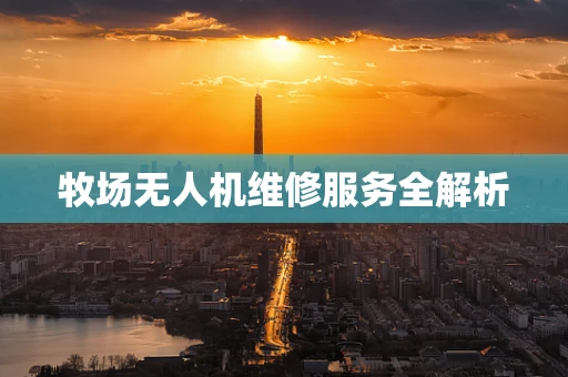 牧场无人机维修服务全解析