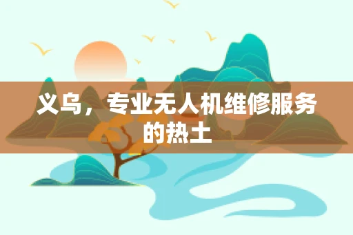 义乌，专业无人机维修服务的热土
