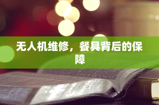 无人机维修，餐具背后的保障