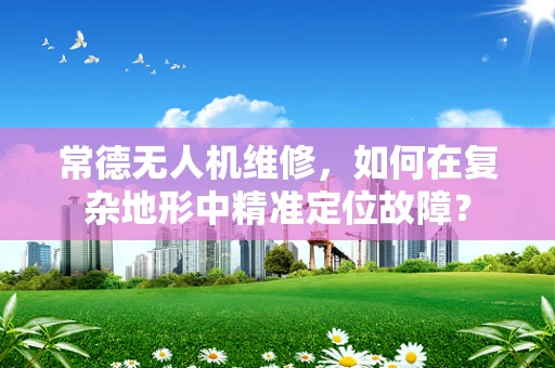 常德无人机维修，如何在复杂地形中精准定位故障？