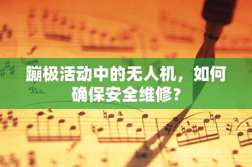 蹦极活动中的无人机，如何确保安全维修？
