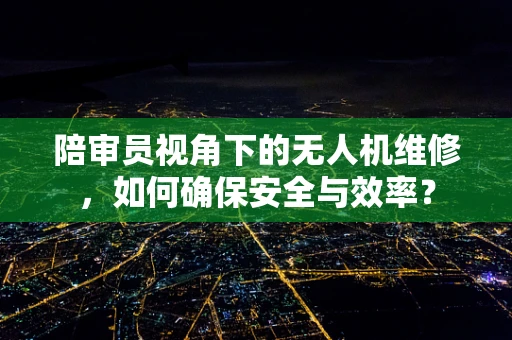 陪审员视角下的无人机维修，如何确保安全与效率？