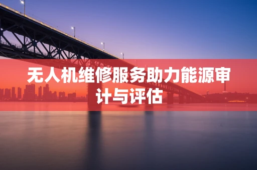 无人机维修服务助力能源审计与评估