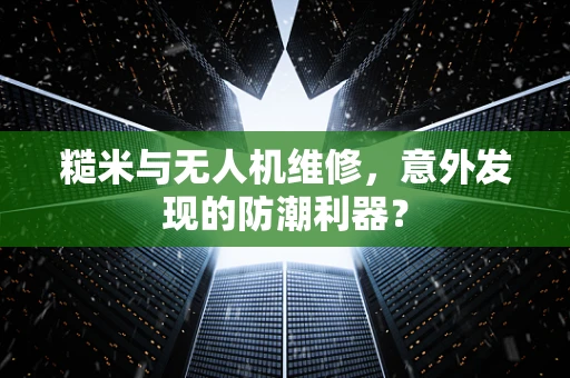 糙米与无人机维修，意外发现的防潮利器？