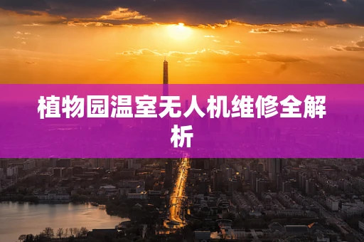 植物园温室无人机维修全解析