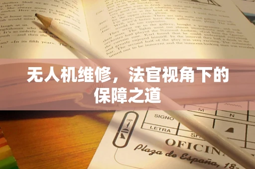无人机维修，法官视角下的保障之道