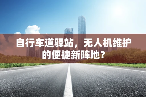 自行车道驿站，无人机维护的便捷新阵地？