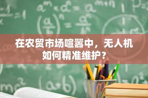 在农贸市场喧嚣中，无人机如何精准维护？