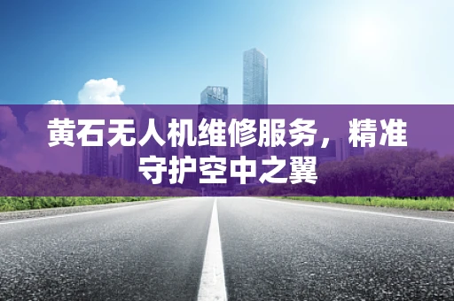 黄石无人机维修服务，精准守护空中之翼