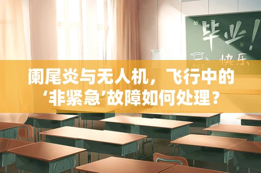 阑尾炎与无人机，飞行中的‘非紧急’故障如何处理？