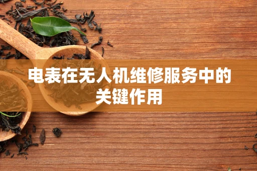 电表在无人机维修服务中的关键作用