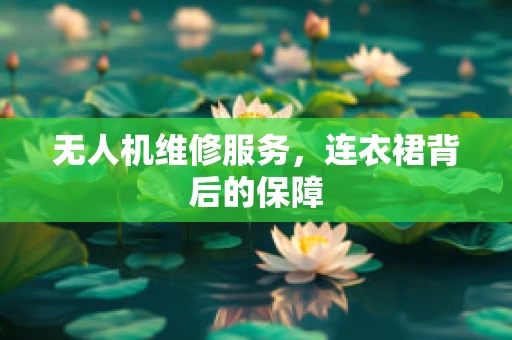 无人机维修服务，连衣裙背后的保障