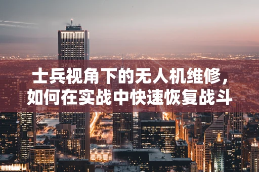 士兵视角下的无人机维修，如何在实战中快速恢复战斗力？