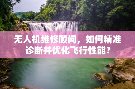 无人机维修顾问，如何精准诊断并优化飞行性能？