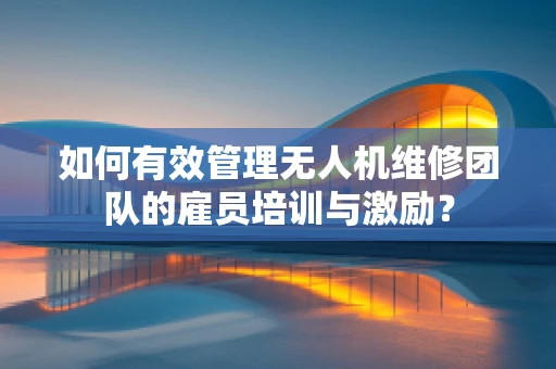 如何有效管理无人机维修团队的雇员培训与激励？