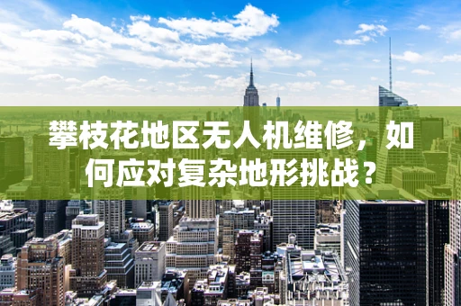 攀枝花地区无人机维修，如何应对复杂地形挑战？