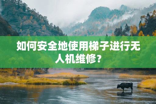如何安全地使用梯子进行无人机维修？