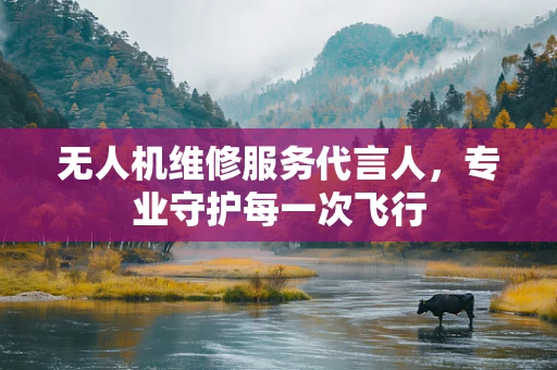 无人机维修服务代言人，专业守护每一次飞行