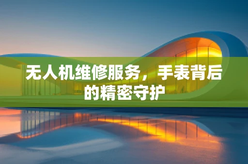 无人机维修服务，手表背后的精密守护