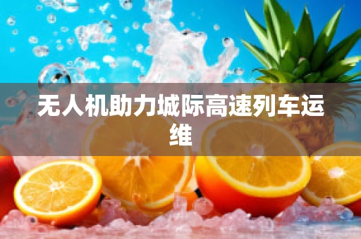 无人机助力城际高速列车运维