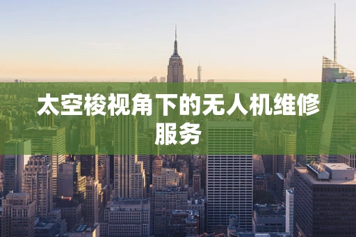 太空梭视角下的无人机维修服务