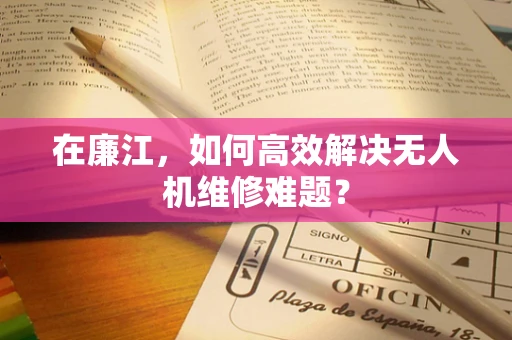 在廉江，如何高效解决无人机维修难题？