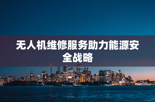 无人机维修服务助力能源安全战略