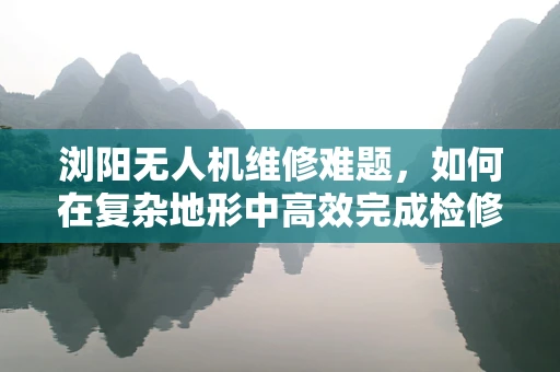 浏阳无人机维修难题，如何在复杂地形中高效完成检修？