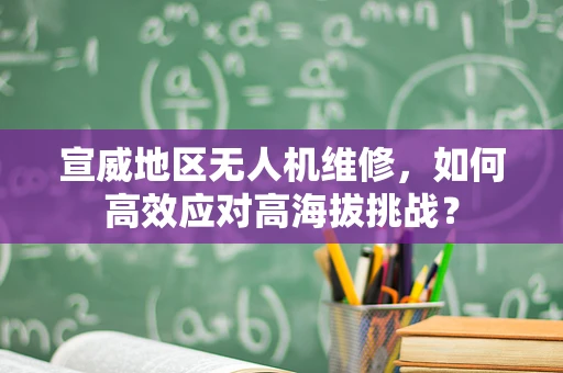 宣威地区无人机维修，如何高效应对高海拔挑战？