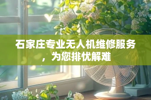 石家庄专业无人机维修服务，为您排忧解难