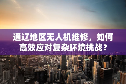 通辽地区无人机维修，如何高效应对复杂环境挑战？