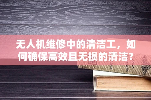 无人机维修中的清洁工，如何确保高效且无损的清洁？