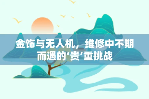 金饰与无人机，维修中不期而遇的‘贵’重挑战