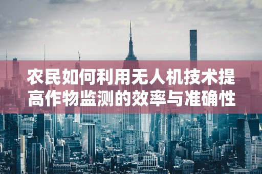 农民如何利用无人机技术提高作物监测的效率与准确性？