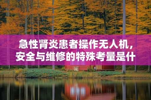 急性肾炎患者操作无人机，安全与维修的特殊考量是什么？