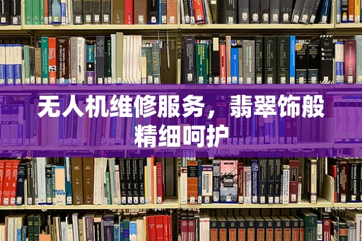 无人机维修服务，翡翠饰般精细呵护