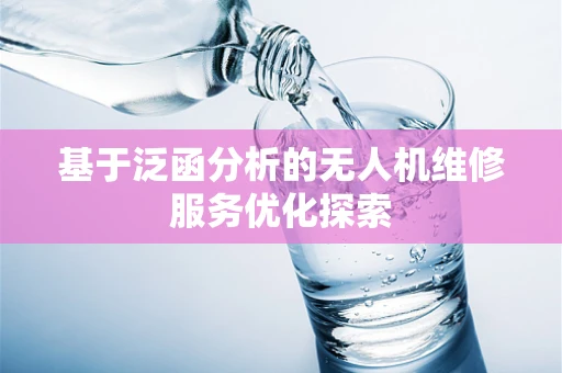 基于泛函分析的无人机维修服务优化探索
