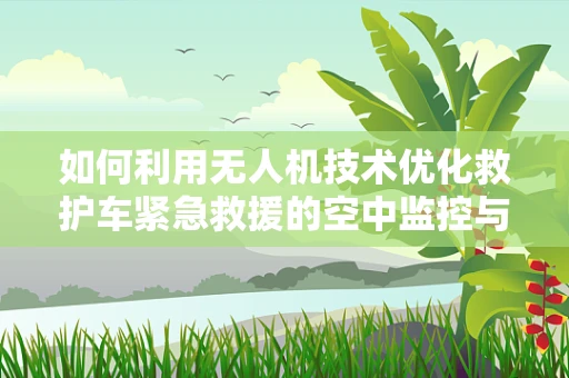 如何利用无人机技术优化救护车紧急救援的空中监控与调度？