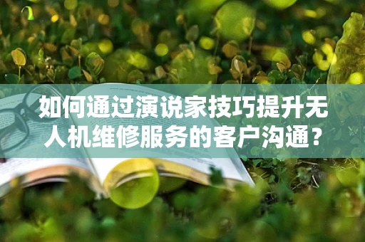 如何通过演说家技巧提升无人机维修服务的客户沟通？