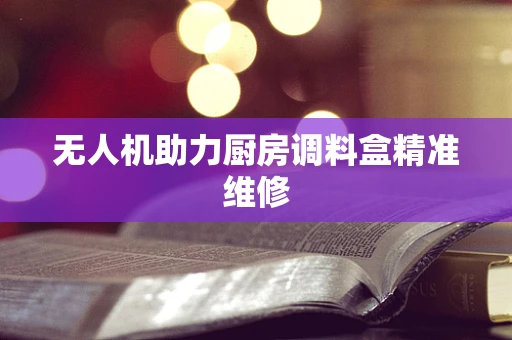 无人机助力厨房调料盒精准维修