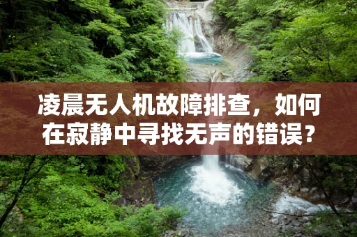 凌晨无人机故障排查，如何在寂静中寻找无声的错误？