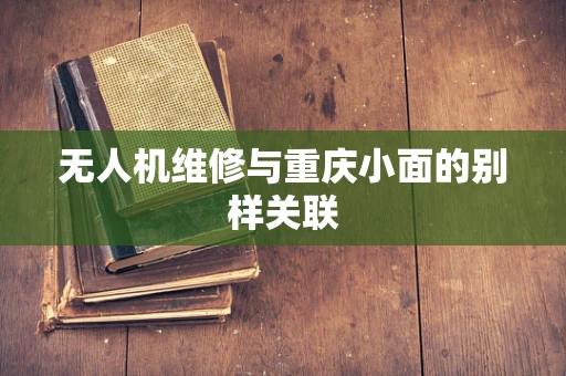 无人机维修与重庆小面的别样关联