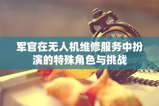 军官在无人机维修服务中扮演的特殊角色与挑战