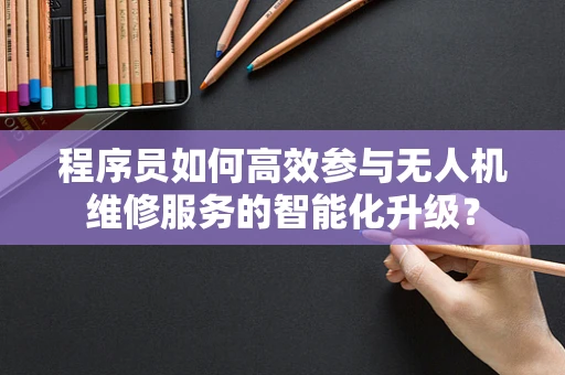 程序员如何高效参与无人机维修服务的智能化升级？