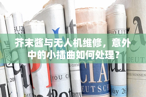 芥末酱与无人机维修，意外中的小插曲如何处理？